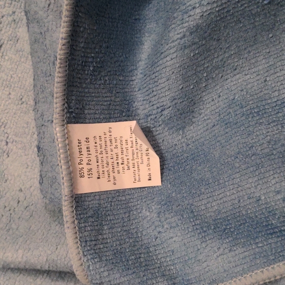 Tone It Up Ombre Blue Yoga Towel Flex Band Bundle - Picture 7 of 7